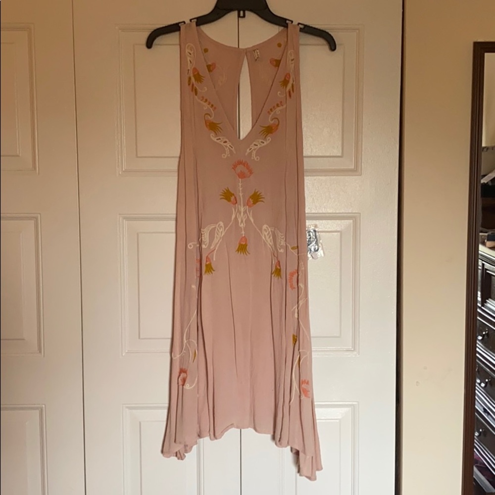Free people Blush combo sundress NWT size large